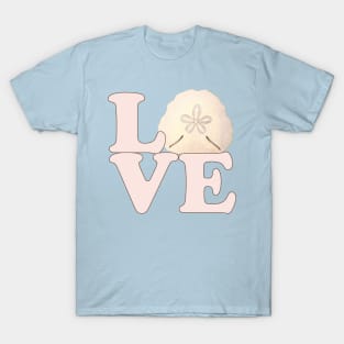 Lispe LOVE with Sand Dollar T-Shirt